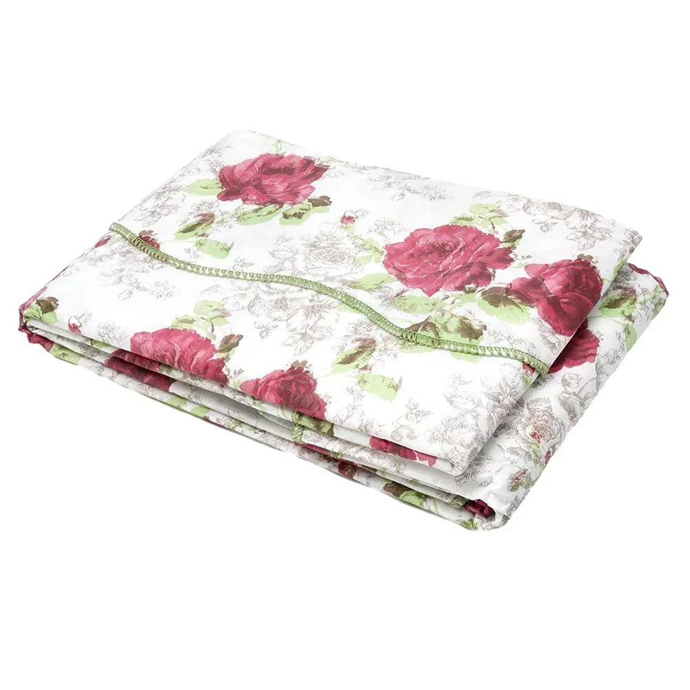 PVC Round Table Cloth For 4/6 Seaters 152cm 180cm Dining Table Cover Waterproof Oilproof Floral Printed Household Tablecloths
