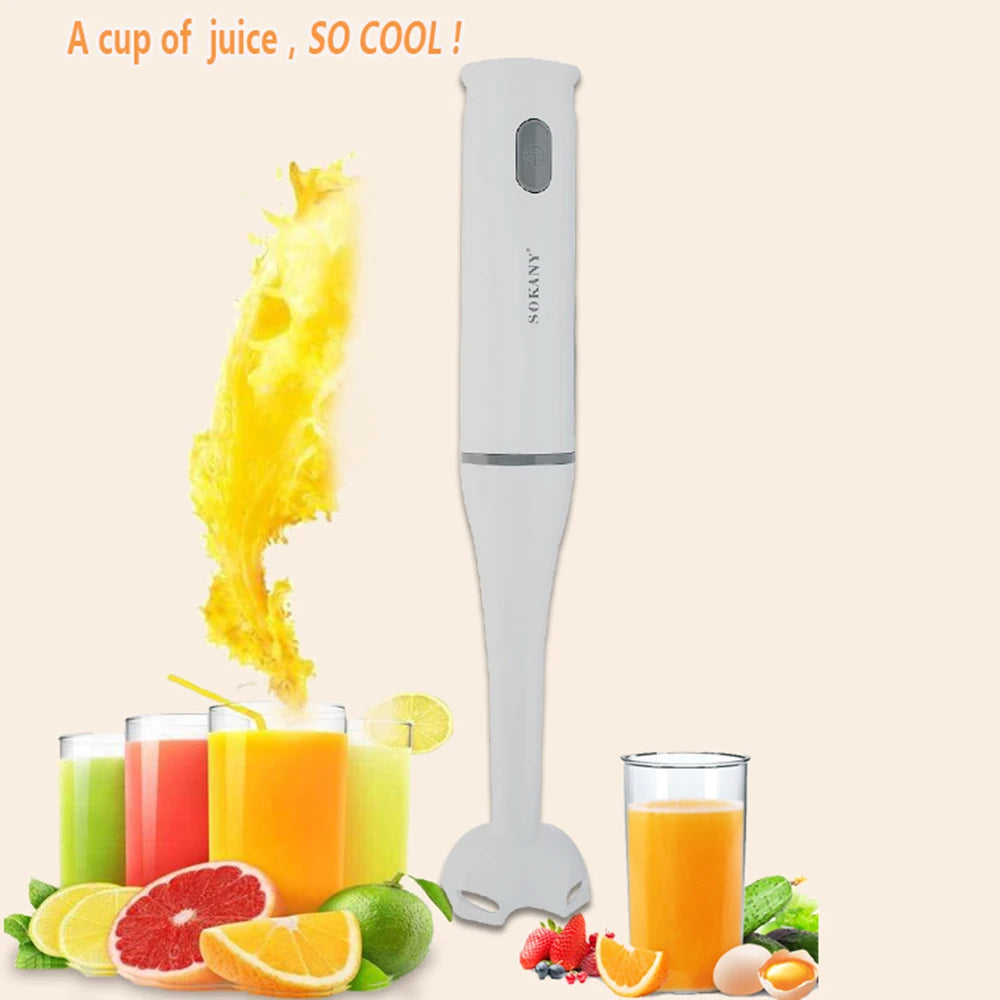 4 in 1 Electric Cooking Stick Machine Juicing Meat Grinder Mixer Household Cooking Stick Stirring Rod Multifunction Kitchen Tool