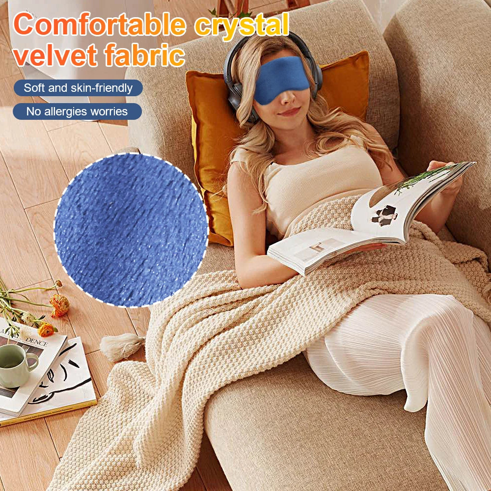 Electric Heating Eye Mask Constant Temperature Hot Compress Timing Sleep Relieve Fatigue For Eye Massage Tool Office Bedroom
