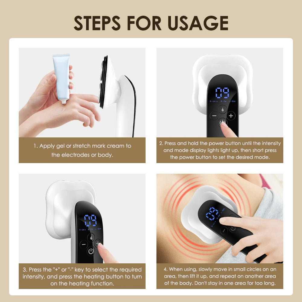 Rechargeable Slimming Massager Instrument Shaping Machine Lose Weight Chargeable Portable Body Household