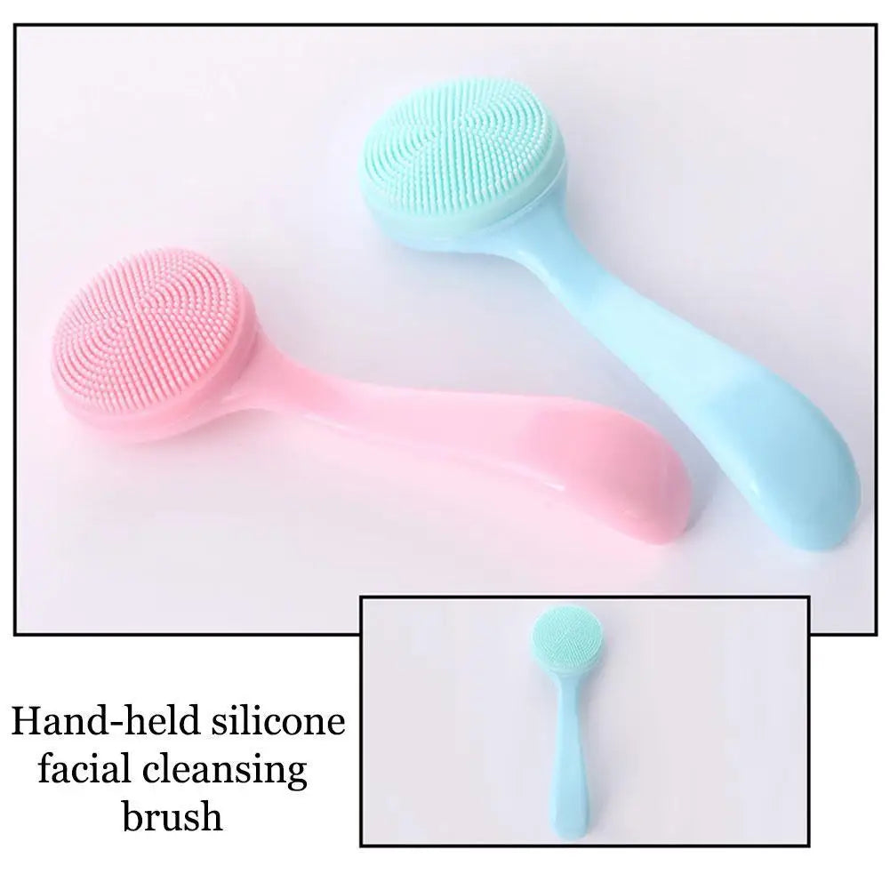 Facial Cleansing Brush Skin Care Massage For Deep Cleaning Pore Blackhead Removing Scrub Gentle Exfoliating Cleaning Tool