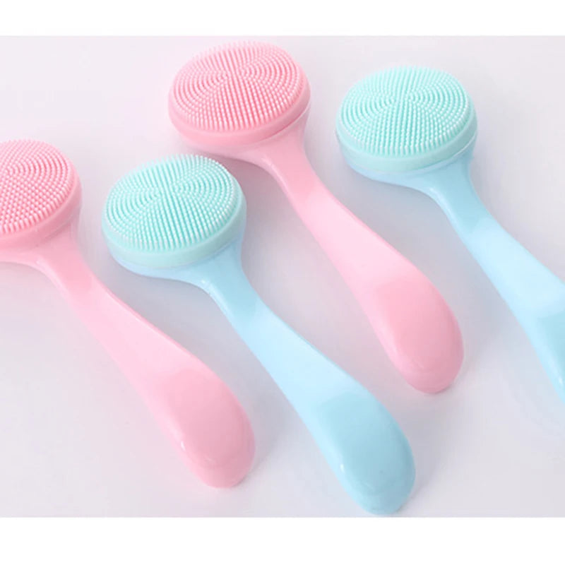 Facial Cleansing Brush Skin Care Massage For Deep Cleaning Pore Blackhead Removing Scrub Gentle Exfoliating Cleaning Tool