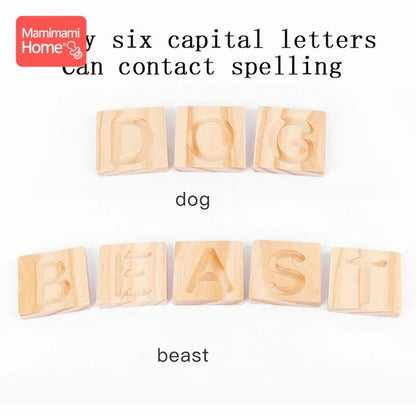Baby Educational Wooden Toys Board Montessori English Alphabet Groove Board English Alphabet Geometry Montessori Early Education