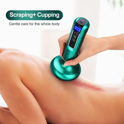 Intelligent Negative Pressure Cupping Massager Electric Heating GuaSha Scraping Physiotherapy Dredge Meridian Relieve Fatigue