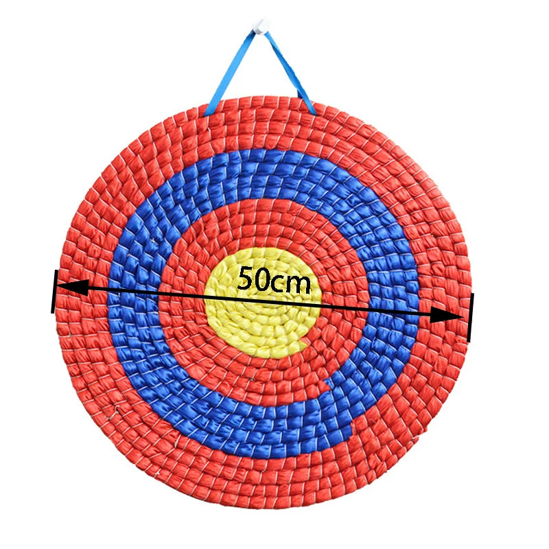 50cm Compound Bow Recurve Bow Straw Shooting Target Handmade Archery Grass Target Shoot Practice Targets Archery Accessories