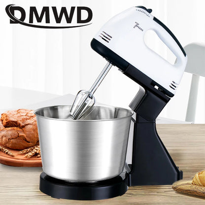 JIQI 7 Files Dough Mixer Egg Beater Food Blender Kitchen Electric Food Processor hand held cream milk Foamer whisk Stirrer 110V