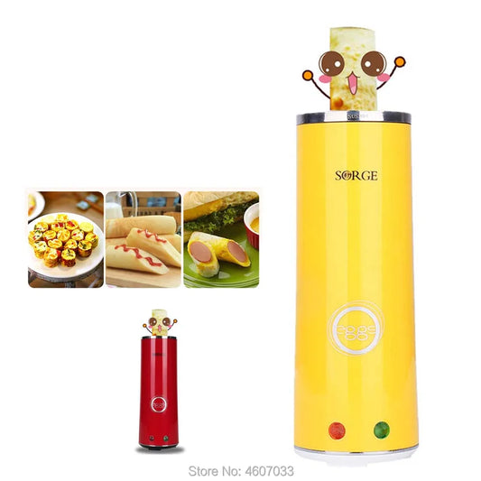 Electric Automatic Multifunctiona Mini Egg Roll Maker Omelette Breakfast Egg Boiler Kitchen CooKing Egg Cooker 220V