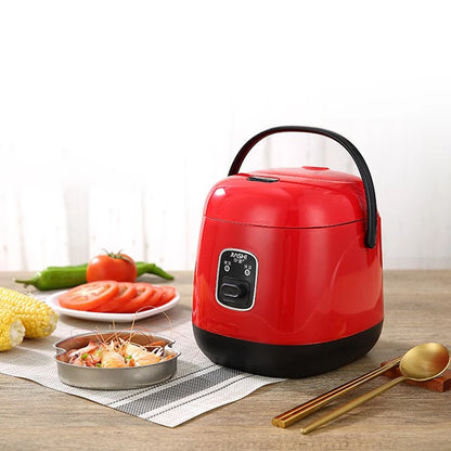 1.2L Mini Electric Rice Cooker Food Steamer Multifunction Kitchen Cooking Pot Non-stick Liner Lunch Box Stew Soup Porridge 220V