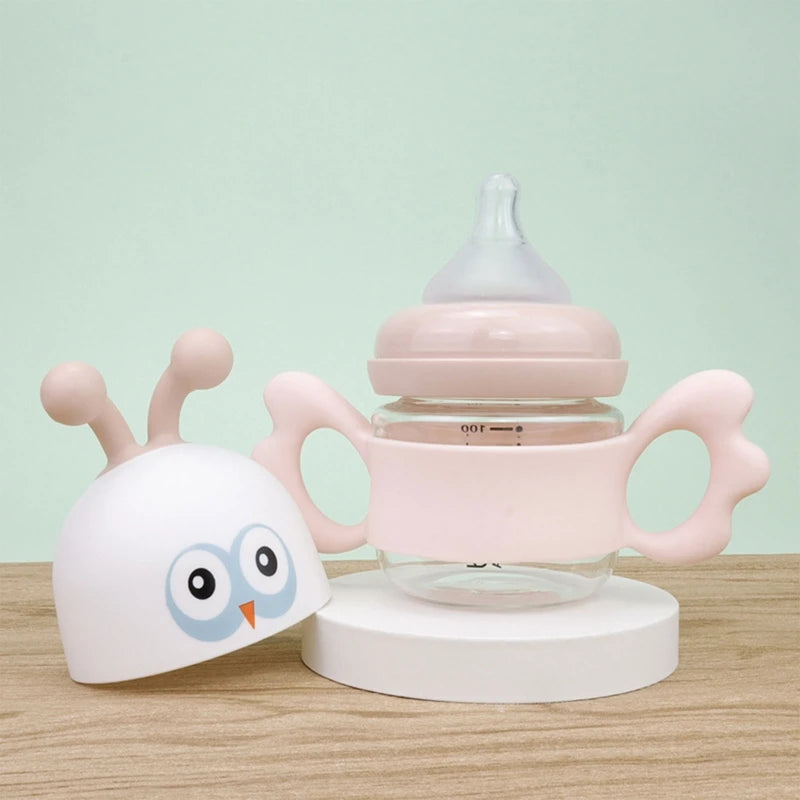 Newborn Bottle Grip Handle Infants Wide Caliber Milk Bottle Hand Shank for Hegen Baby Feeding Bottle Accessories Dropshipping
