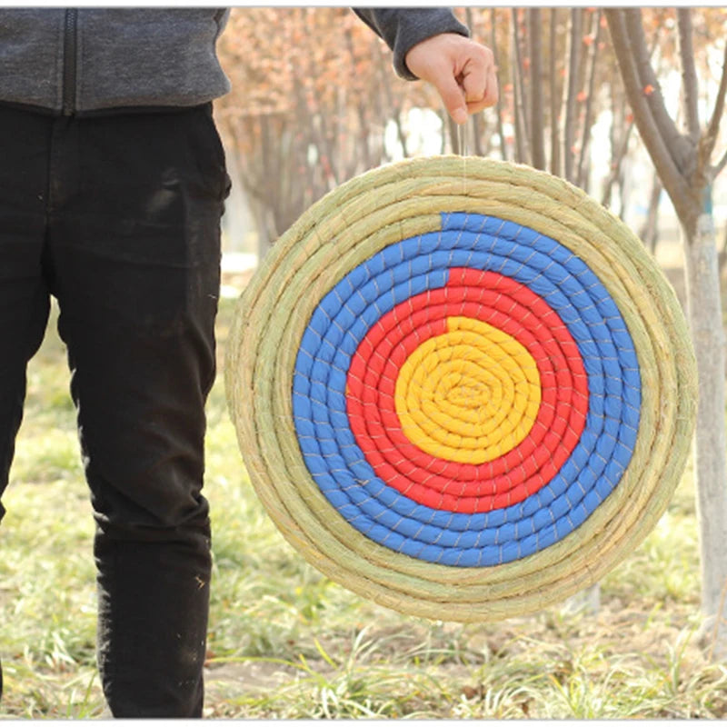 50cm Compound Bow Recurve Bow Straw Shooting Target Handmade Archery Grass Target Shoot Practice Targets Archery Accessories