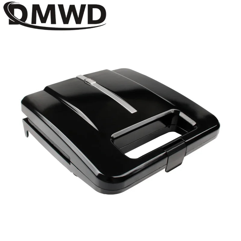 DMWD Multifunctional Electric Sandwich Makers Mini Grilling Panini Plate Waffle Toaster Breakfast Machine Barbecue Oven EU 220V
