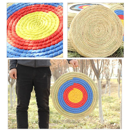 50cm Compound Bow Recurve Bow Straw Shooting Target Handmade Archery Grass Target Shoot Practice Targets Archery Accessories
