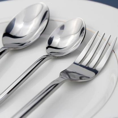 Hot Creative Design Snail Shape Handle Dinnerware Set Forged Craft Stainless Steel Mirror Polish Famous Cutlery Set For Kitchen
