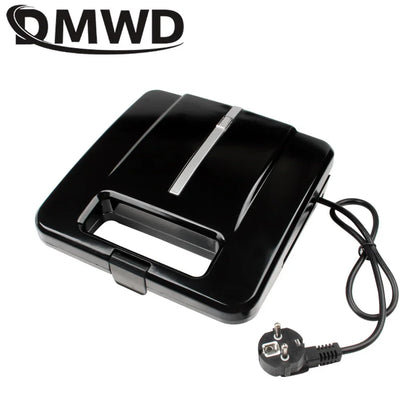 DMWD Multifunctional Electric Sandwich Makers Mini Grilling Panini Plate Waffle Toaster Breakfast Machine Barbecue Oven EU 220V