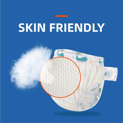 HappyFlute 3 Sizes Kids Soft Swimming Pants Cover Baby Reusable Breathable Cloth Diaper