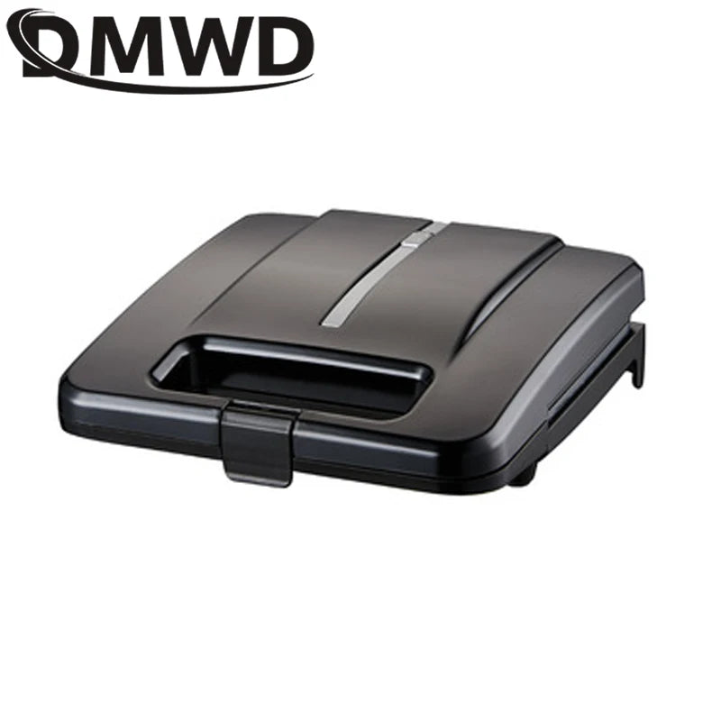 DMWD Multifunctional Electric Sandwich Makers Mini Grilling Panini Plate Waffle Toaster Breakfast Machine Barbecue Oven EU 220V