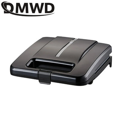 DMWD Multifunctional Electric Sandwich Makers Mini Grilling Panini Plate Waffle Toaster Breakfast Machine Barbecue Oven EU 220V