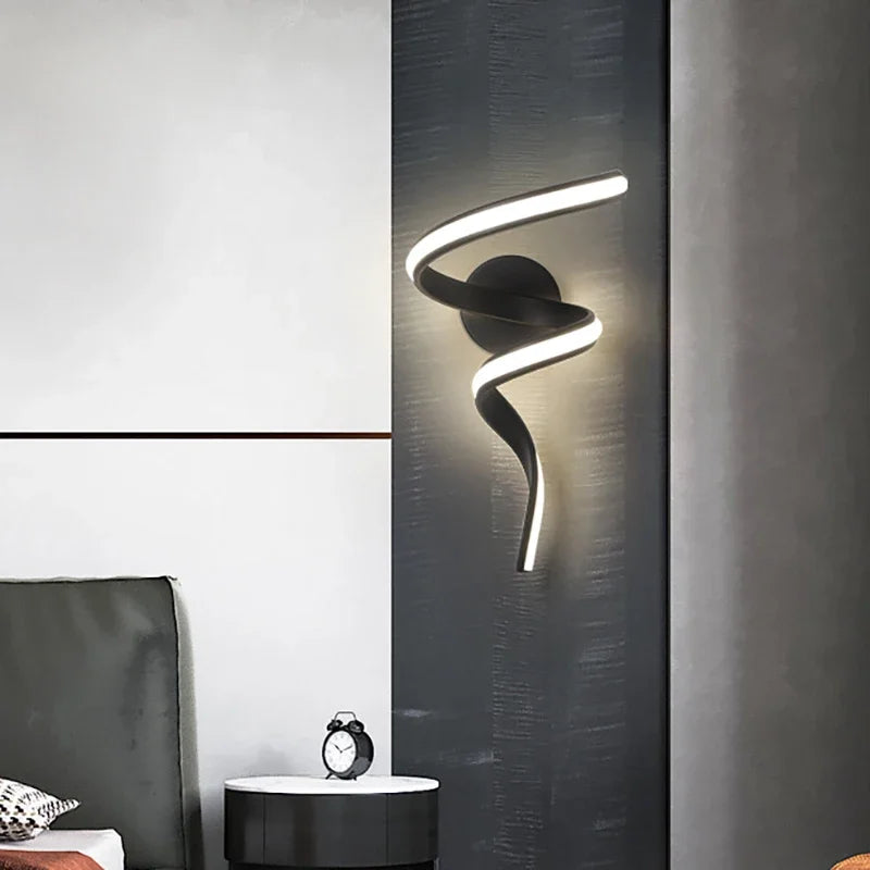 Modern Minimalist LED Wall Lamp Home Indoor Decor wall Sconce For Living Room Bedroom Bedside Lustres Backgroud Light Decoration