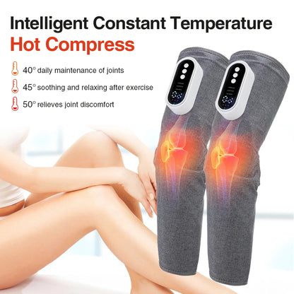Electric Leg Massager Home Portable Leg Massage Equipment 3-Speed Hot Compress Thigh and Calf Massage Relax Muscles Relieve