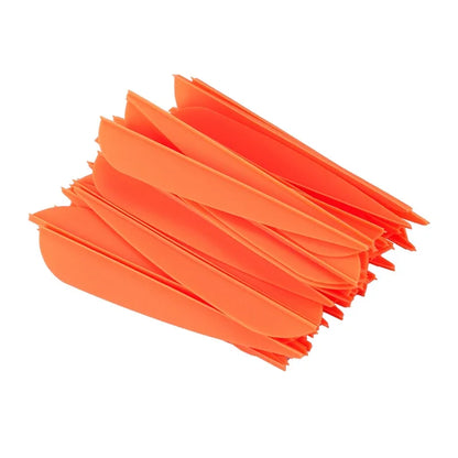 36Pcs 1.75/2.5/2.8/3/4 Inches Plastic Feather Arrow Vanes DIY for Arrows Bows Hunting Shooting Accessory Tool