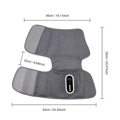 Electric Leg Massager Home Portable Leg Massage Equipment 3-Speed Hot Compress Thigh and Calf Massage Relax Muscles Relieve
