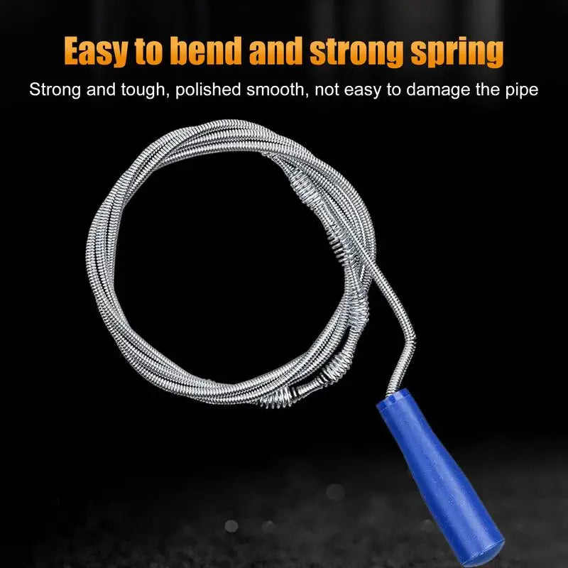 Sewer Dredging Tools Bendable Sewer Dredging Tools Sewer Cleaning Equipment For Bathroom Sewers Floor Drains Toilets Washbasin