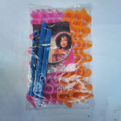12pcs Set Magic Hair Curler Heatless Hair Rollers 25-65CM Wave Formers Hair Styling Accessories Hair Styling Tool Hair Rollers