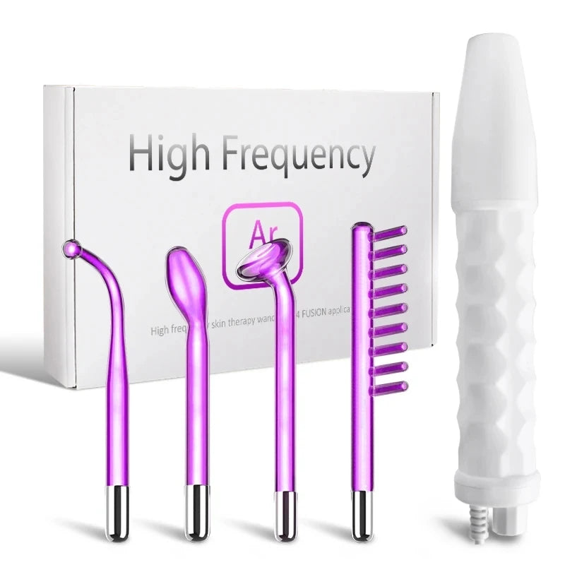 DARSONVAL High Frequency Facial Machine Argon Gas Violet Purple Light Acne Remover inflammation Massager Face Skin Care Beauty