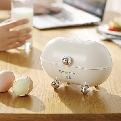 120W Smart Egg Cooker Student Dormitory Mini Rapid Breakfast Machine Multifunction Automatic Power Off Electric Steamer