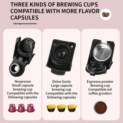 Italian capsule coffee machine household small portable office commercial American all-in-one machine