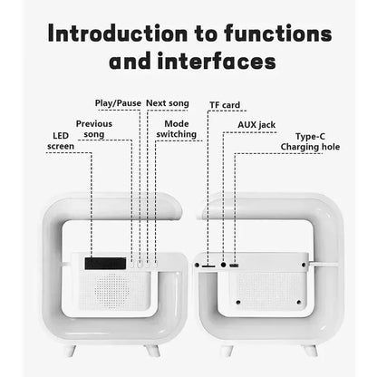 Multifunction Wireless Charger Stand Bluetooth