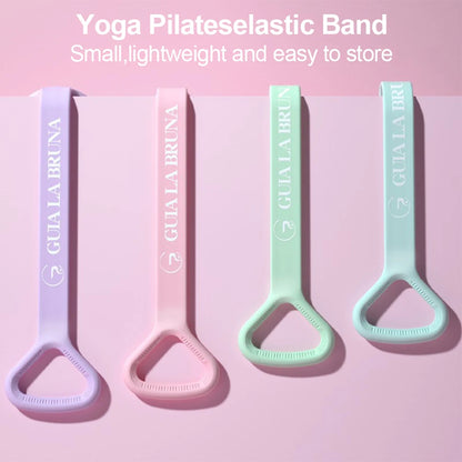 TRE 8 Stretcher Yoga Pilateselastic Band Open Shoulder Beauty Back Fitness Plastic Tension Rope Portable Home Fitness Equipment