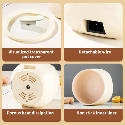 Mini Multi-function Smart Rice Cooker Small Non-Stick Cooker Ricecooker Household Multifunction Electric Cooking EU Plug