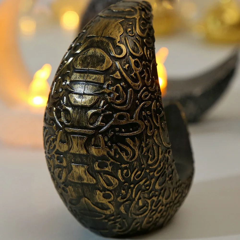 2024 Ramadan Decoration Star Moon LED Candlestick Lamp for Ramadan Kareem Islamic Muslim Home Decor Lamp Eid Mubarak Party Gifts