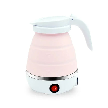 Mini Electric Kettle Foldable Kettle Silicone  Portable Teapot Water Heater Outdoor Travel Home Tea Pot Water Kettle 0.6L 600W