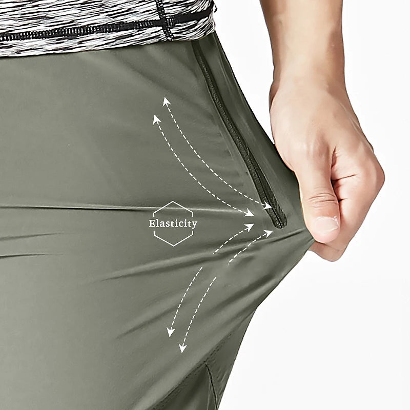 LNGXO Quick Dry Hiking Pants Women Men Outdoor Running Camping Climbing Waterproof Mountain Trousers Stretch Lightweight Pants