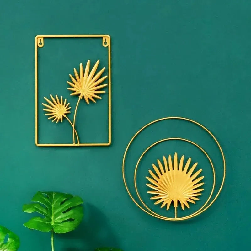 Home Living Room Wall Decorations, Wrought Iron Decorations, Room Bedroom Wall Hanging, Background Wall Decorations, Hanging PA