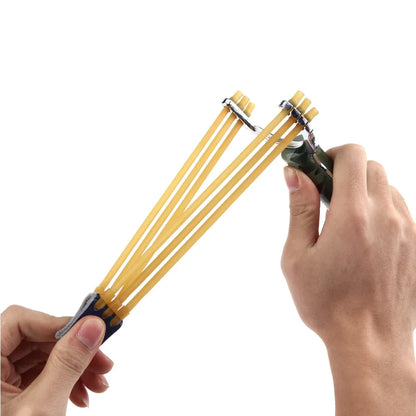 Tactical Hunting Shooting Slingshot Natural Latex Rubber Tube with Outdoor Slingshot Catapult Elastic Parts Tactical Accessories