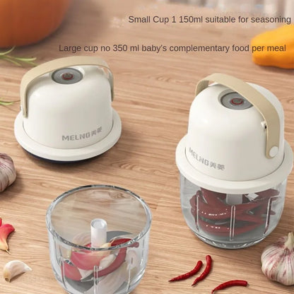 Xiaomi MELNG Wireless Electric Mixer Small Multi Functional Garlic Chili Minced Meat Masher Fast Blender Household Kitchen Tools