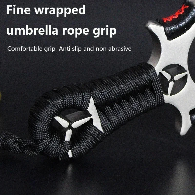 Laser Slingshot Alloy Outdoor Fast Pressure Slingshot Rubber Band Laser and Level Powerful Slingshot Hunting Accessories