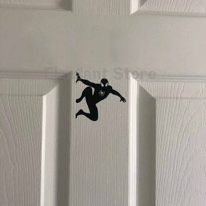 The Avengers Spider Man Switch Vinyl Stickers Creative Laptop Decals Spider-Man Vinyl Decal For Car Window, Kids Room Door Decor