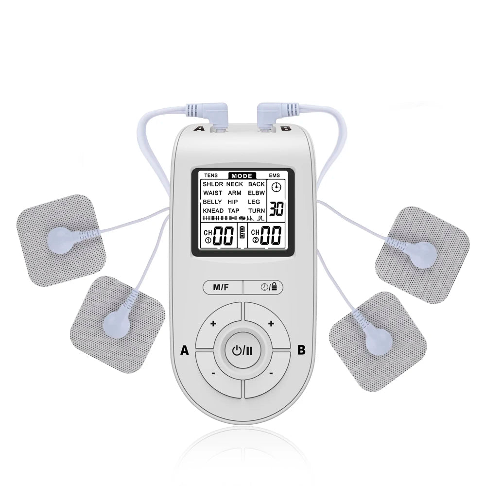 Therapy Massager Electric Muscle Stimulator Household 24 Modes 40 Gears Dual Pulse Dual Output Physiotherapy Device Portable