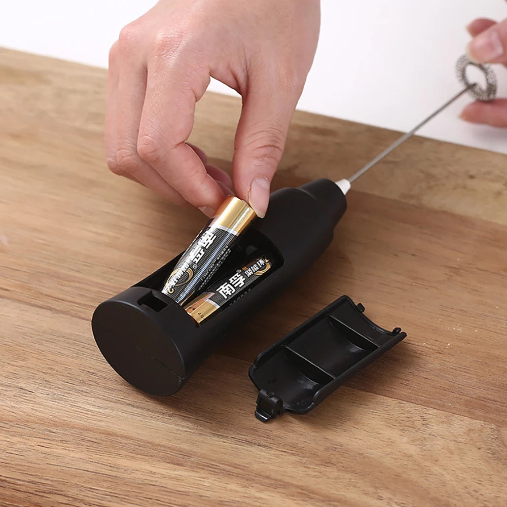1PC Electric Egg Beater Milk Drink Coffee Whisk Stirrer Mini Milk Frother Mixer Electric Home Kitchen Egg Beater Kitchen Tools