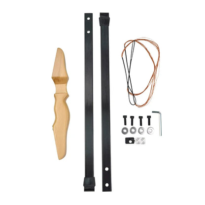 30/40lbs Archery Recurve Bow Arrow Set Straight Bow Quiver Fiberglass Arrow， Arrow Puller Training Shooting Accessories