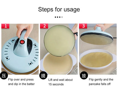 DMWD Automatic Crepe Maker Non-stick Pizza Pancake Machine Household Cooking Kitchen Application Spring Roll Electric Baking Pan