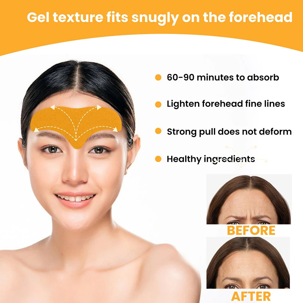 10pcs/30pcs Forehead Wrinkle Patches Anti-aging Wrinkle Line Removal Gel Patch Anti Wrinkles Lifting&Tightening Face Skin Care