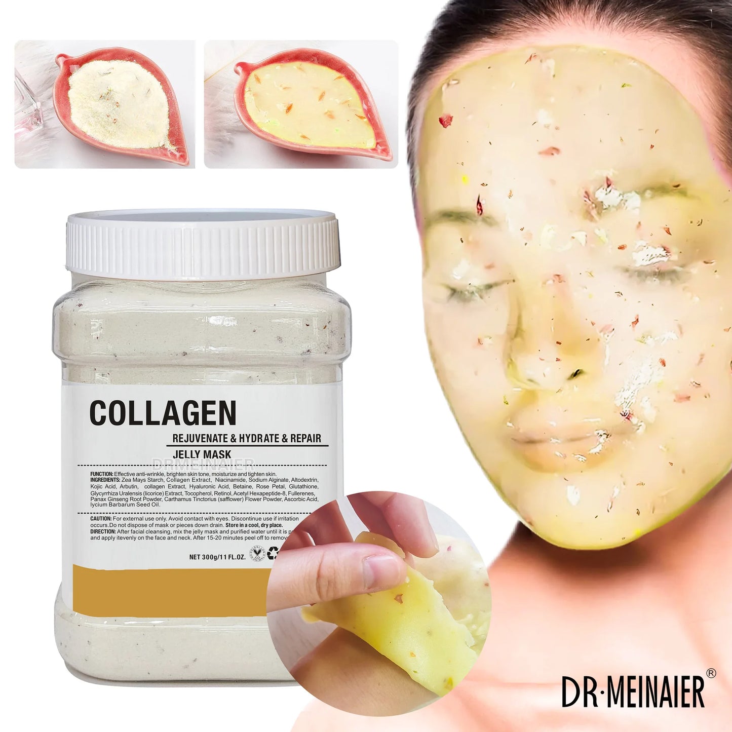 650g Nicotinamide Jelly Mask Powder Diy Hydrojelly Care To Increase Skin Elasticity and Soften The Face Skin Peels Facial Mask