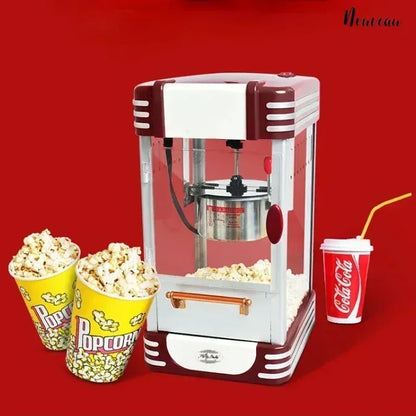 Commercial popcorn machine fully automatic small children's home popcorn machine electric hand-cranked popcorn ball