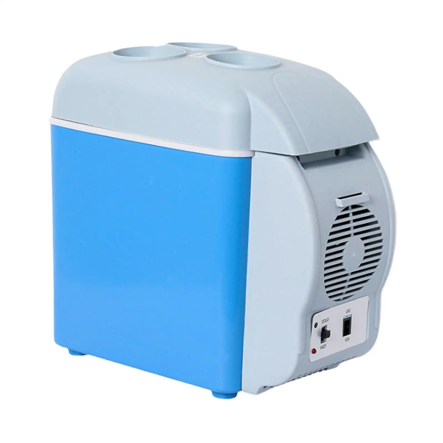 12V Small Fridge for Car Cooler Mini Fridge Electric Car Cooler Warmer Portable Freezer for Pickup Truck Boat Beverage