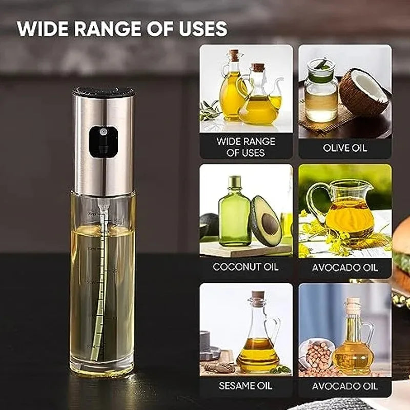 Oil Sprayer for Cooking Spray Bottle Kitchen Gadgets Accessories for Air Fryer Canola Oil Spritzer Widely Used for Salad BBQ
